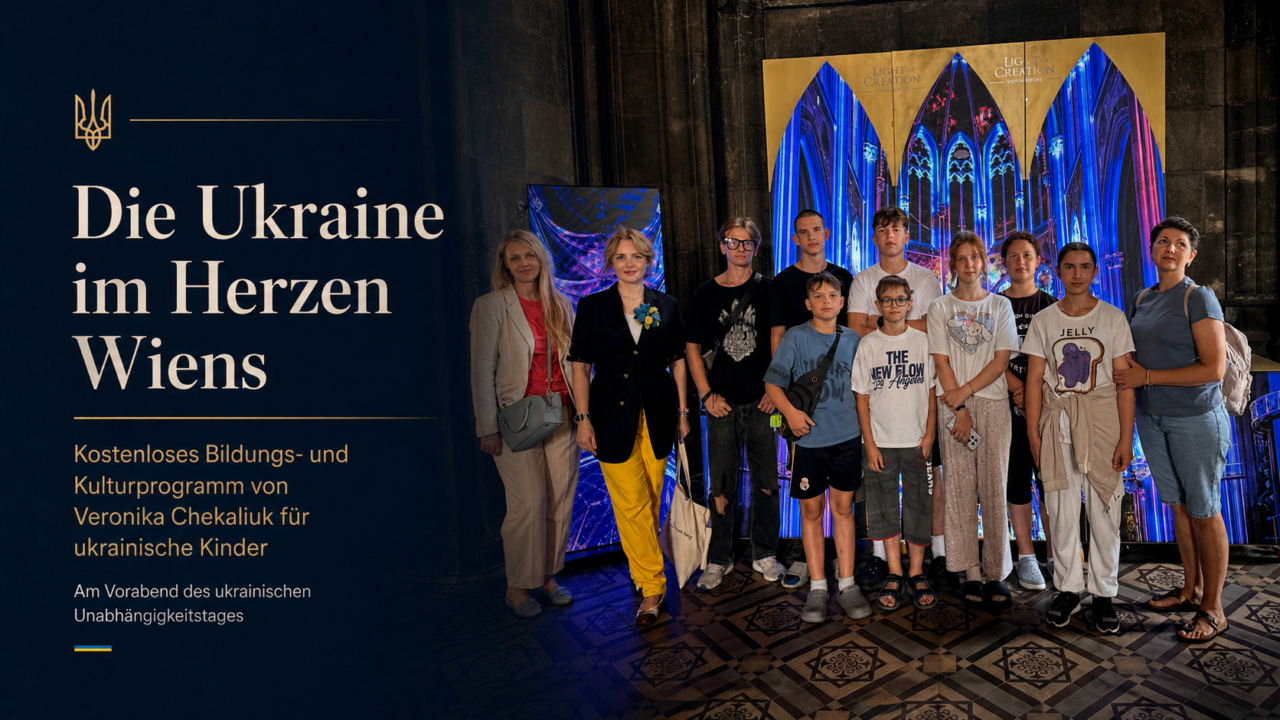 Ukraine im Herzen Wiens: Veronika Chekaliuks kostenloses Bildungs- und Kulturprogramm für ukrainische Kinder